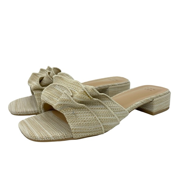 A New Day Lyta Raffia Ruffle Sandals - Picture 3 of 10